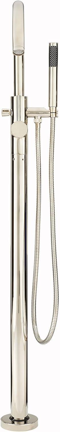 Single Handle Floor Mounted Freestanding Tub Filler Trim