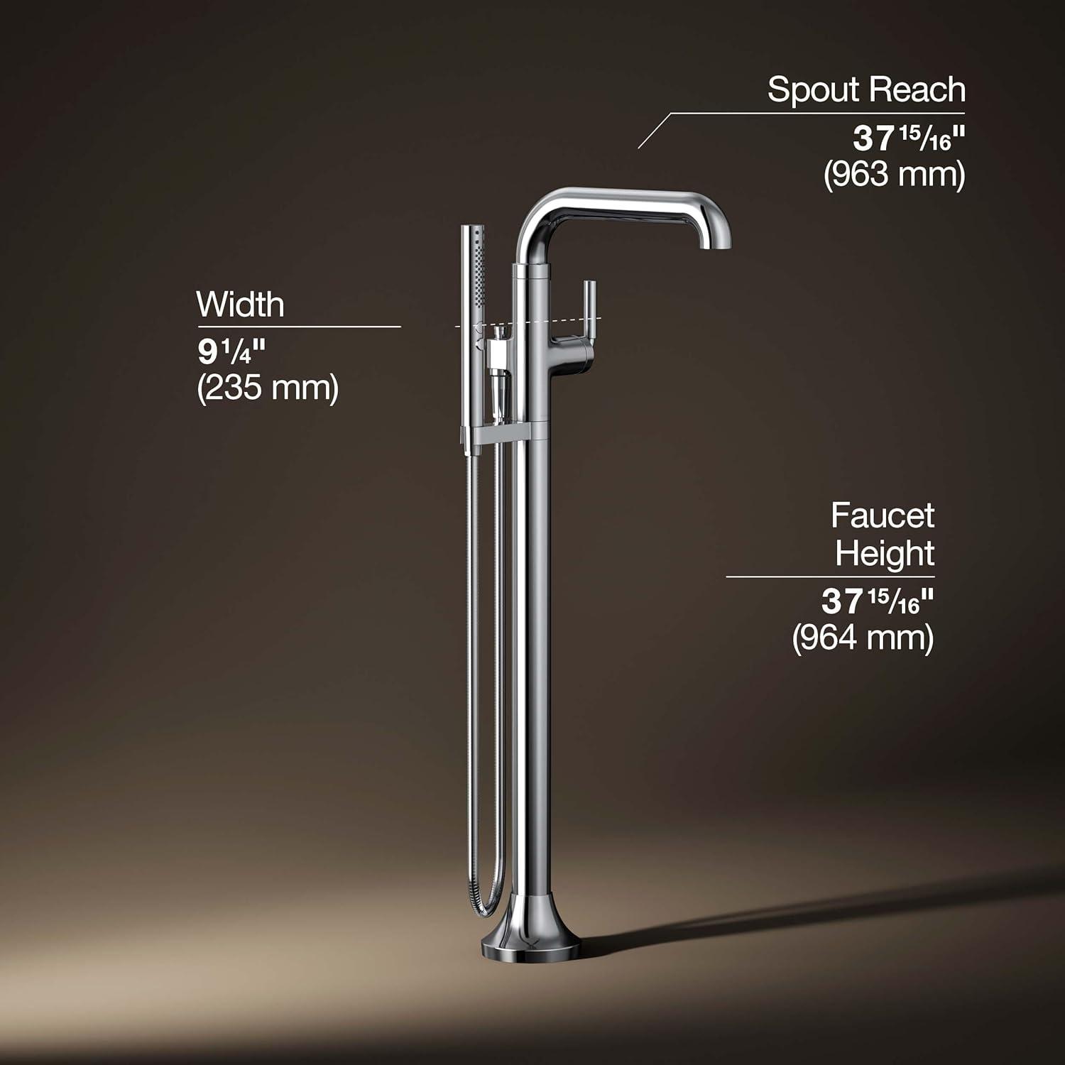 Tone Floor Mounted Clawfoot Tub Faucet