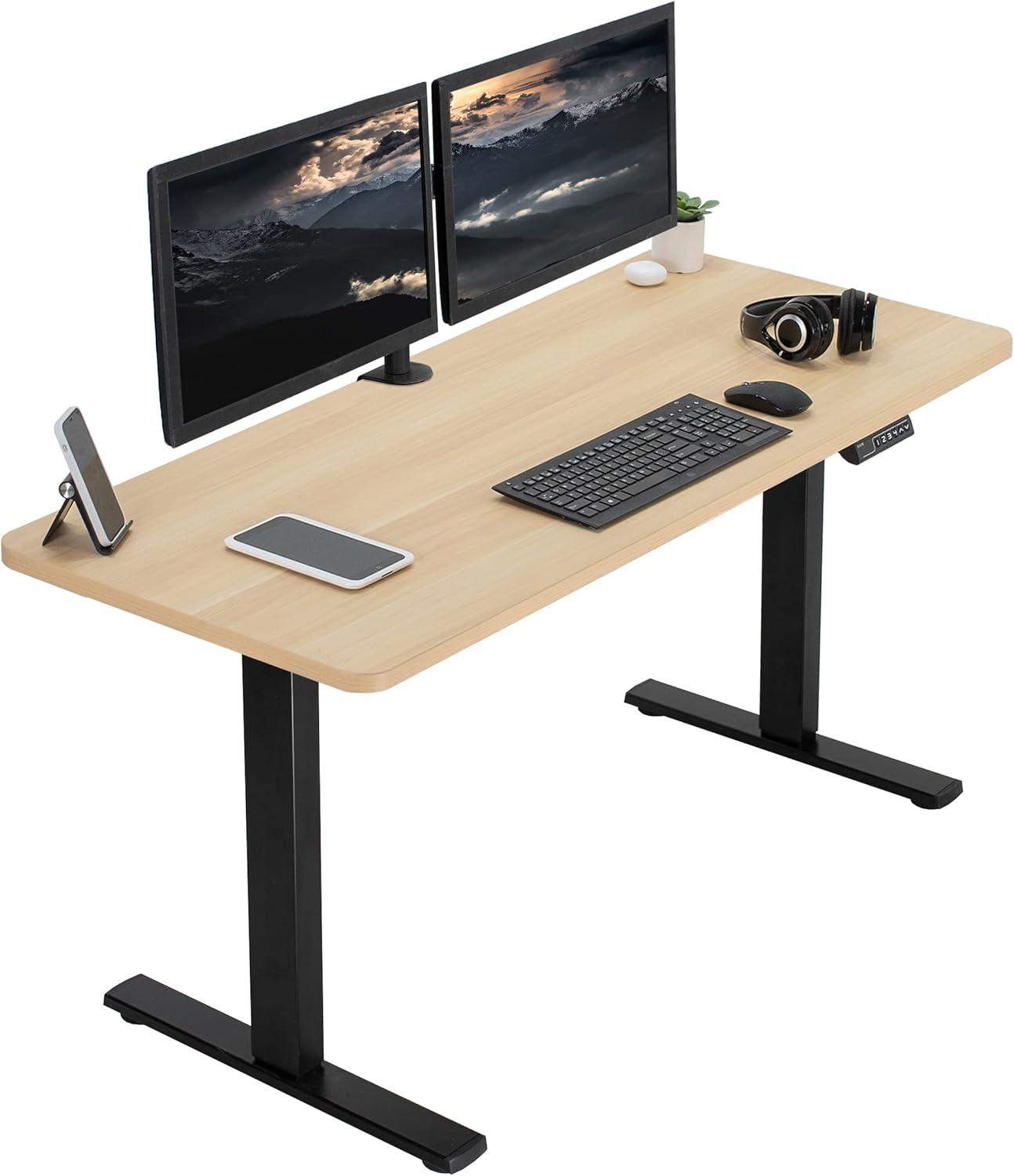 Adjustable Metal Base Standing Desk