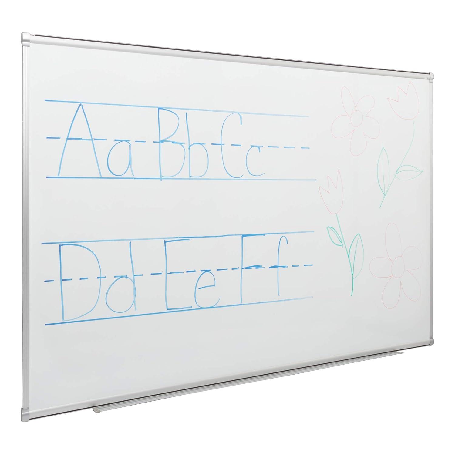 Low-Gloss Wall-Mount Magnetic Dry-Erase Board by Learniture