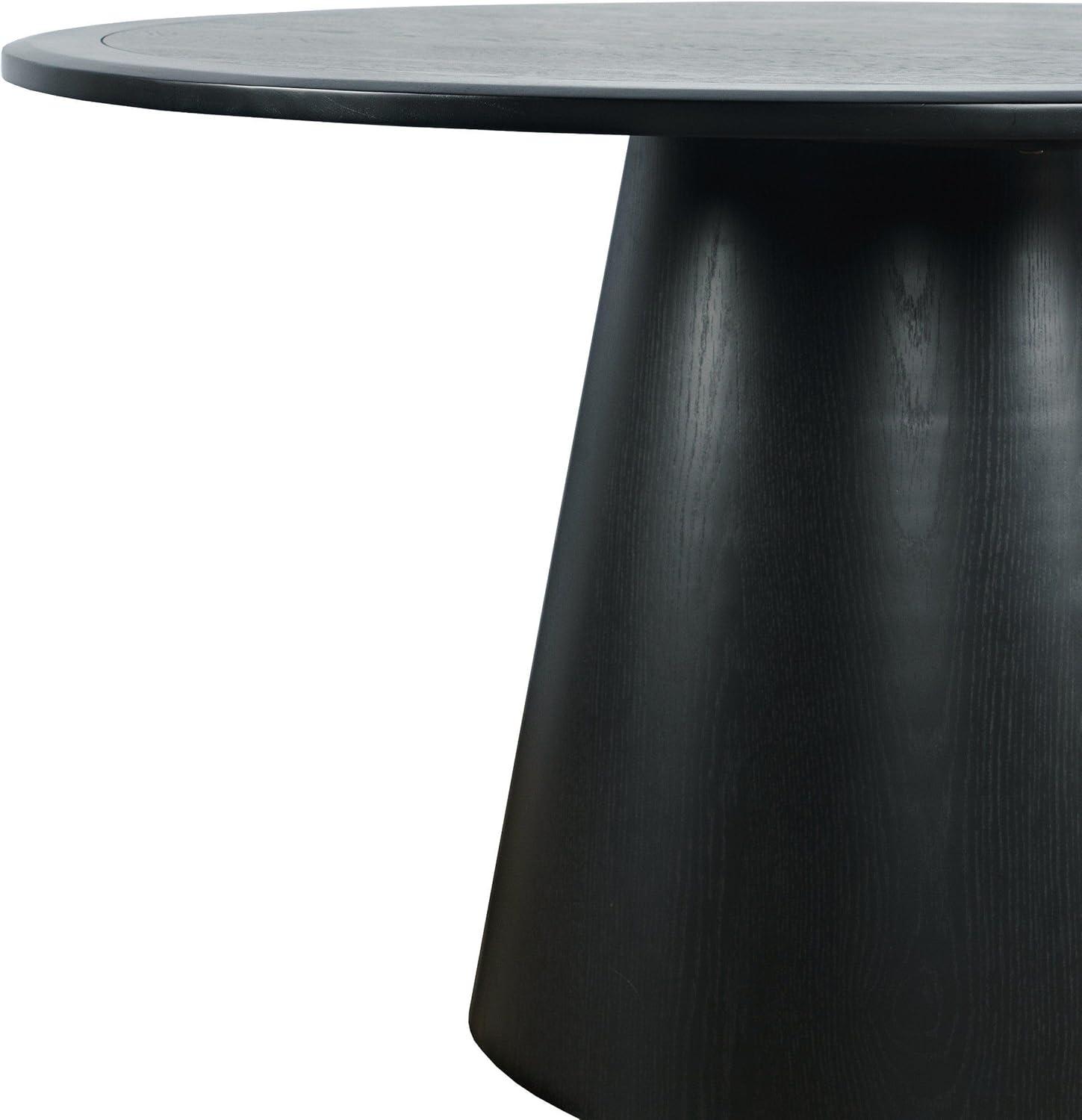 Jofran Nash Mid-Century Modern 50" Round Pedestal Dining Table