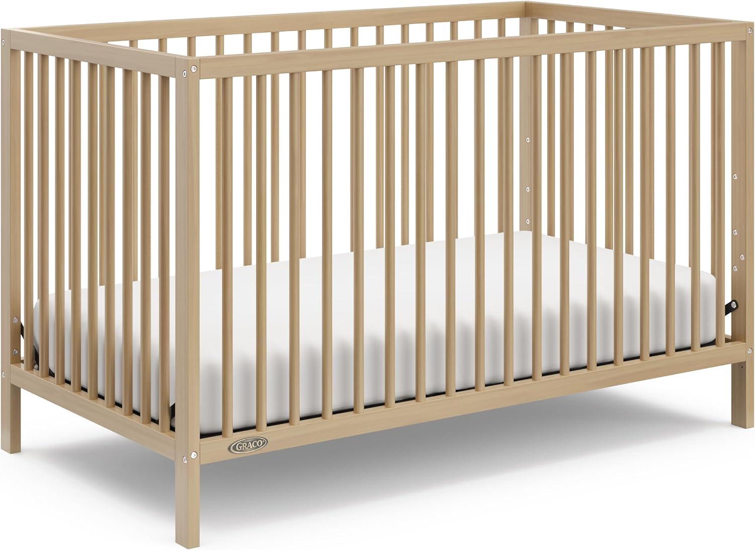 Teddi 4-in-1 Mini Convertible Crib with Mattress
