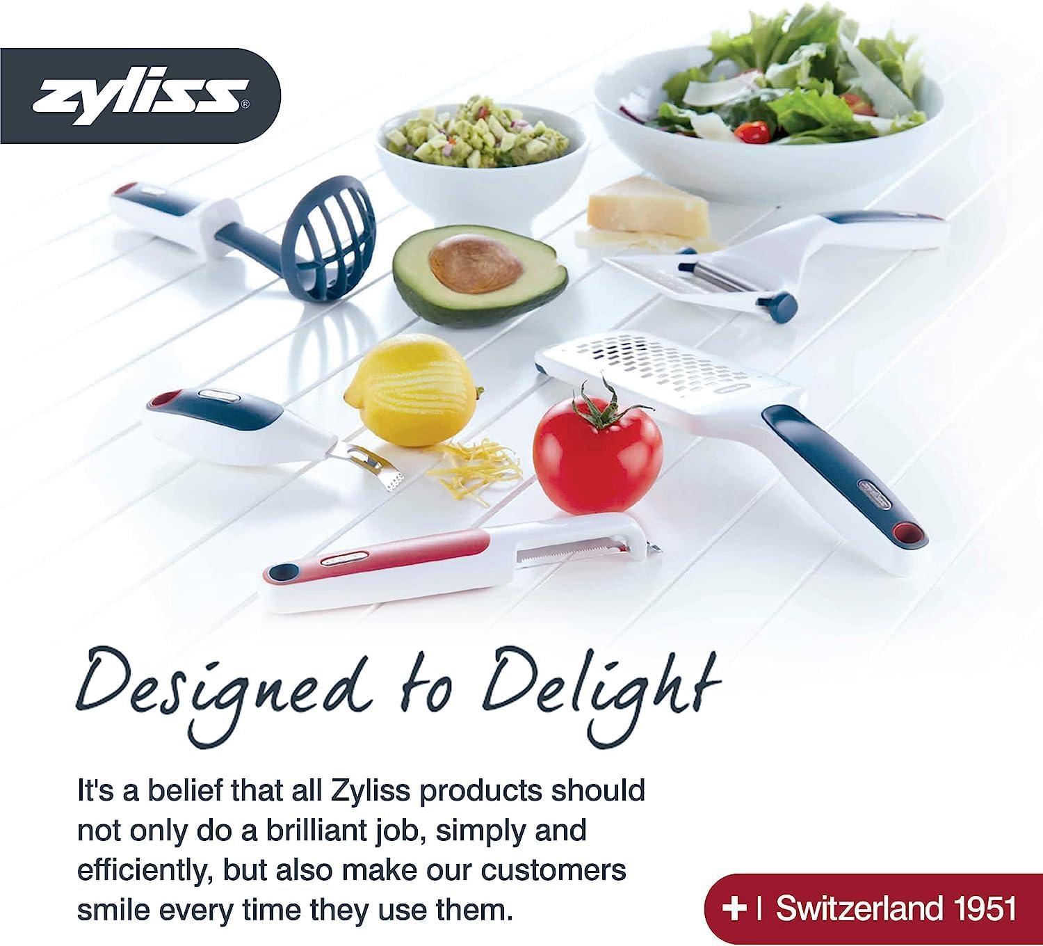 Zyliss 2-Piece Stainless Steel Santoku Knife Set with Sheaths