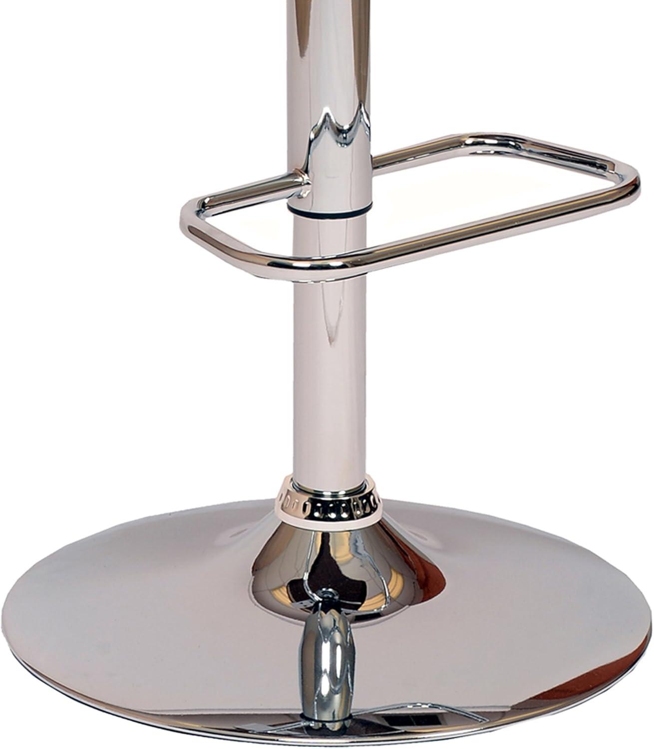 London Swivel Barstool Cream/Walnut - Armen Living