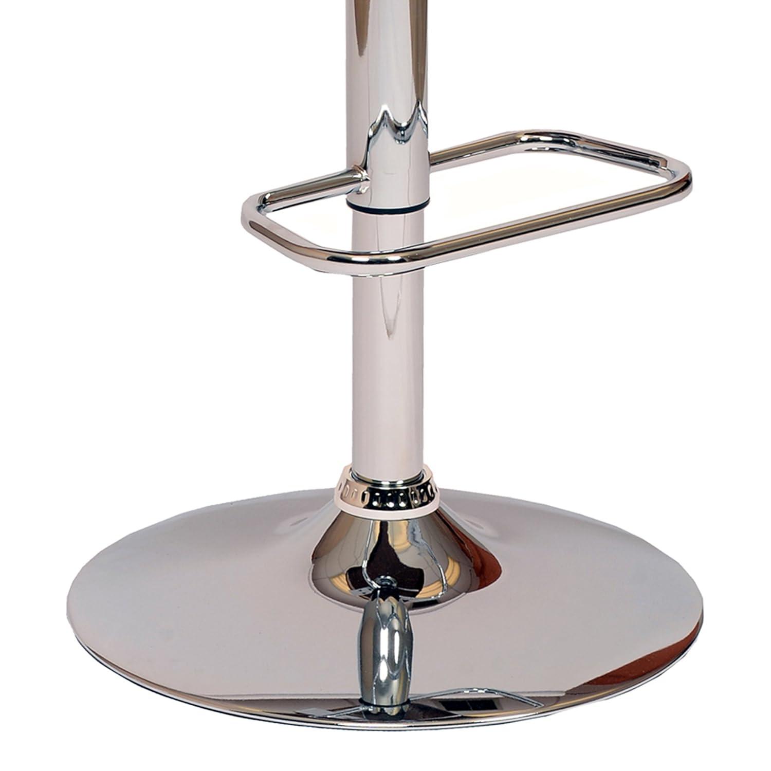 London Swivel Barstool Cream/Walnut - Armen Living