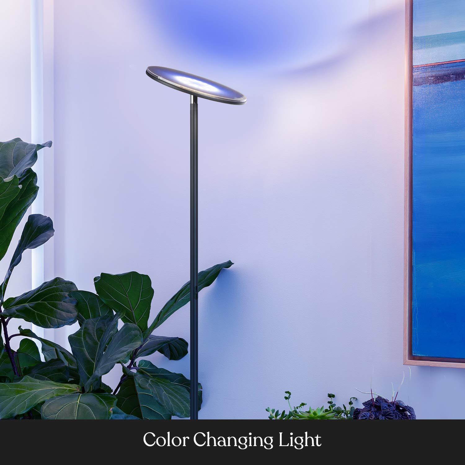 Brightech Sky Colors 69 in. RGB Modern LED Floor Lamp