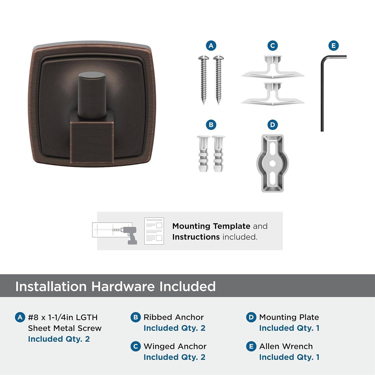 Stature Wall Mounted Robe Hook