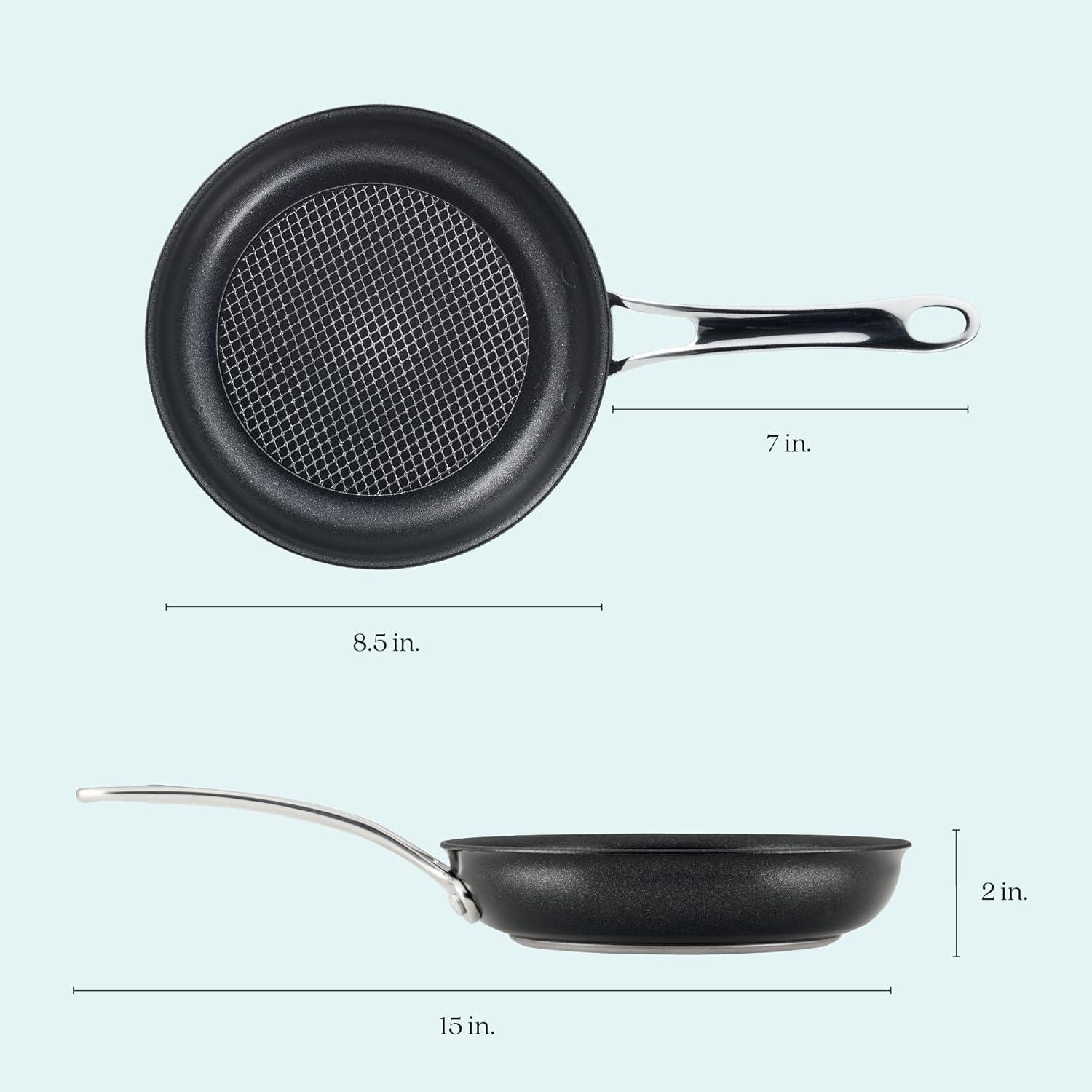 Anolon X 8.25" Hybrid Nonstick Induction Frying Pan Charcoal Gray