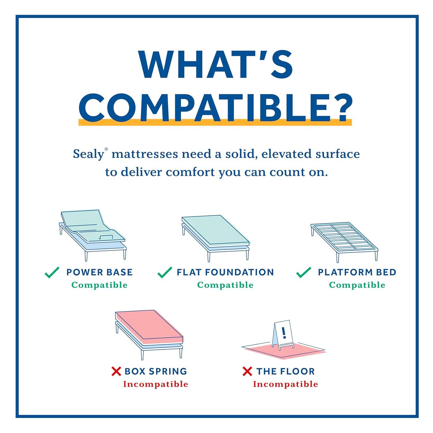 Sealy Posturepedic® Melba Hybrid Mattress Level 1 (11"h)