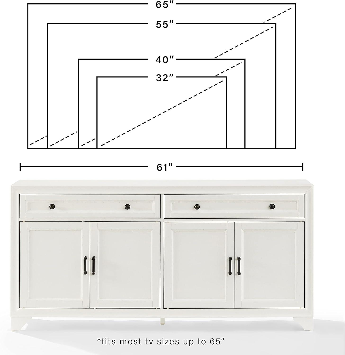 Tara Sideboard Distressed - Crosley