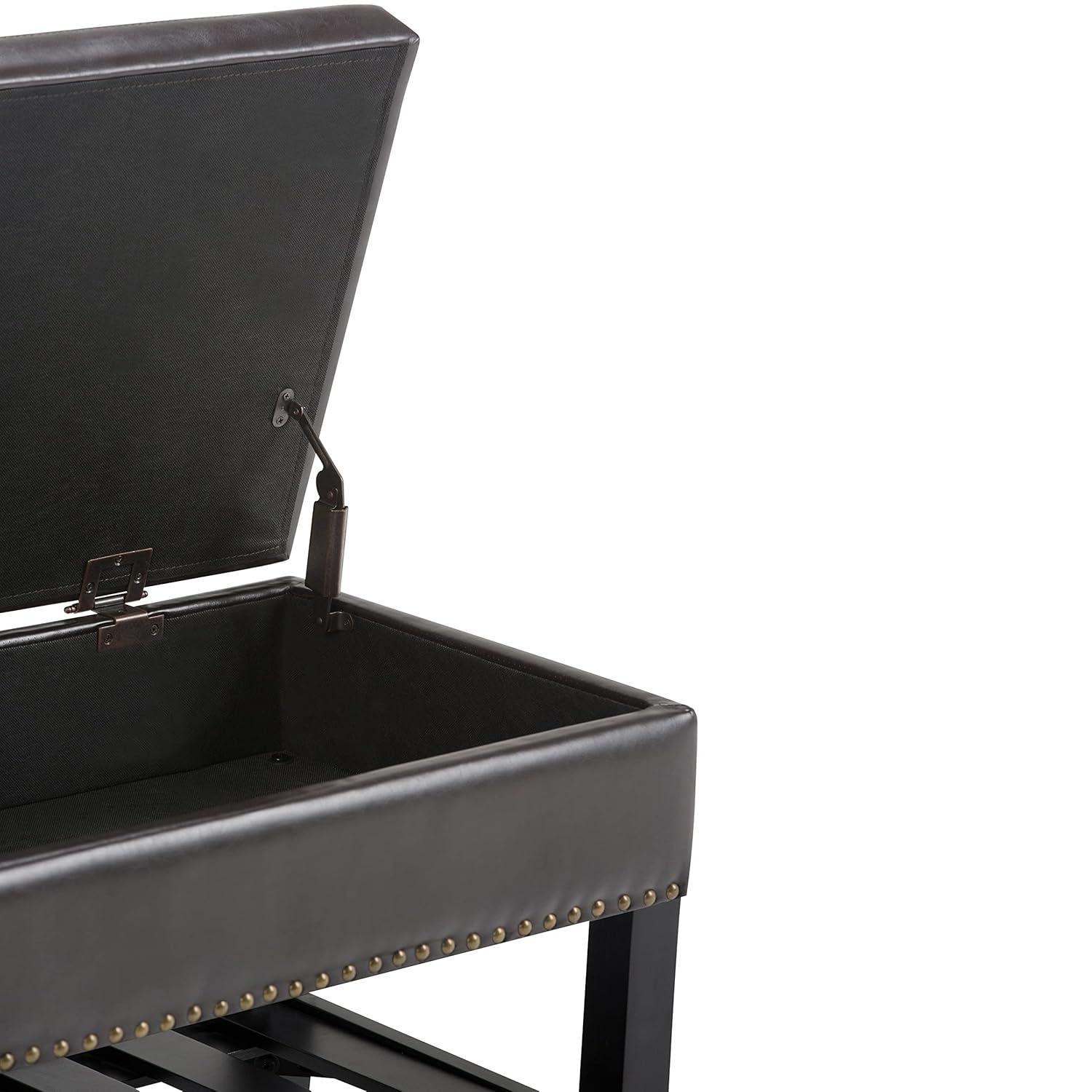 Lomond Faux Leather Upholstered Storage Bench