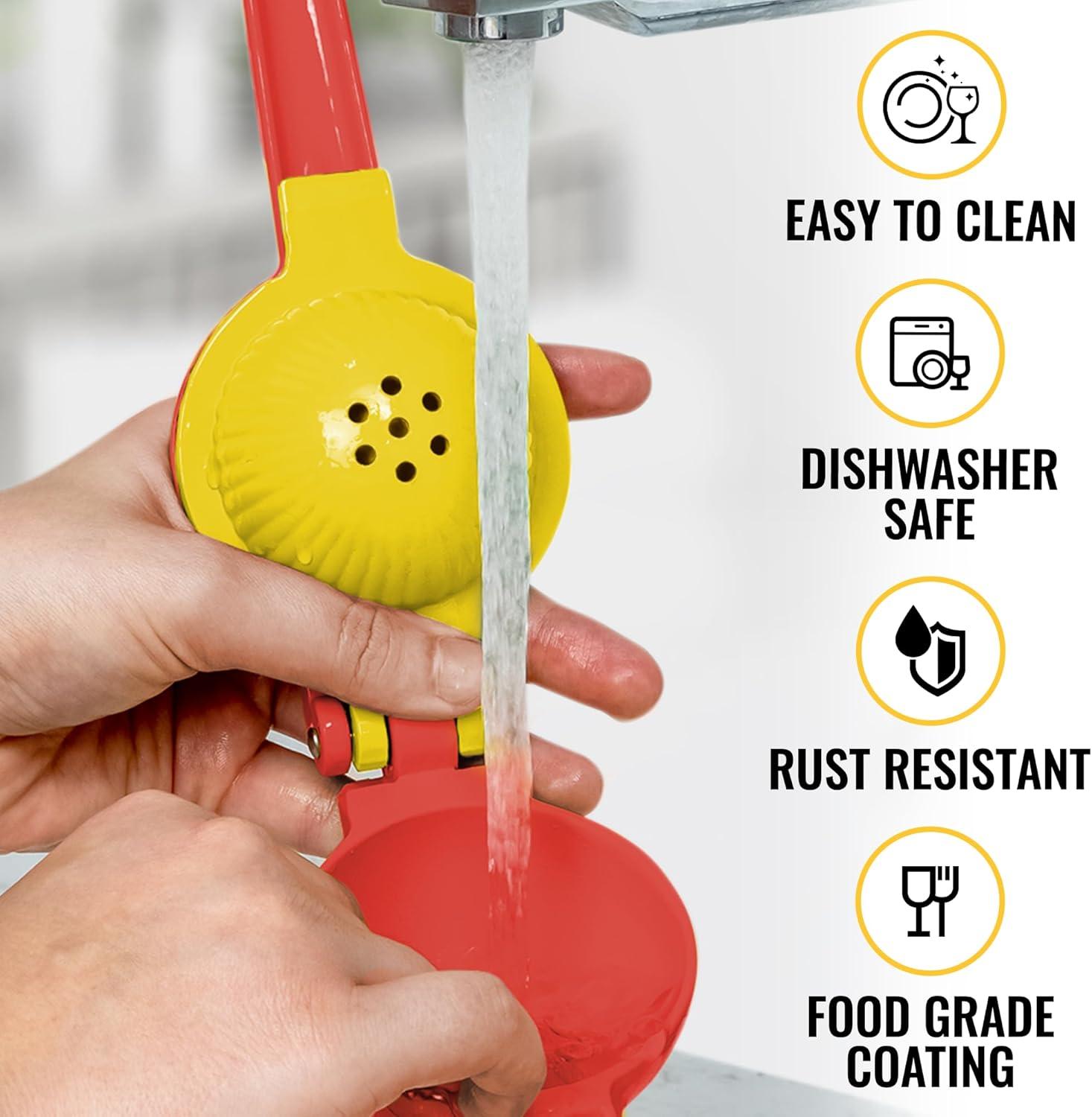 Zulay Kitchen Zulay Kitchen 2-in-1 Manual Lemon Squeezer Manual Juicer Citrus Press