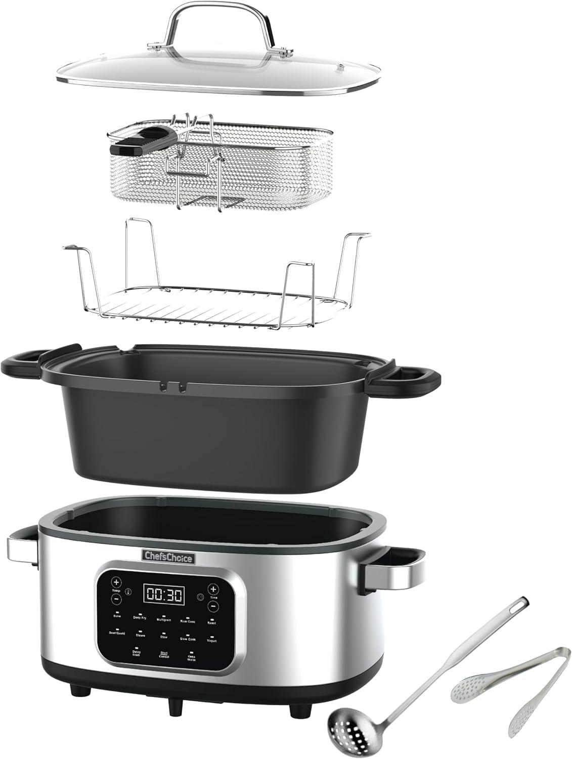 Chef'sChoice 6-Quart Stainless Steel Digital Multi-Cooker