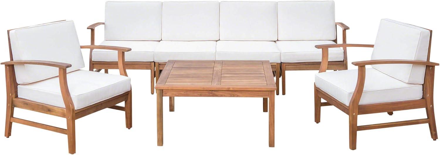 Highland Dunes Hulda 7 Piece Sectional Seating Group with Cushions