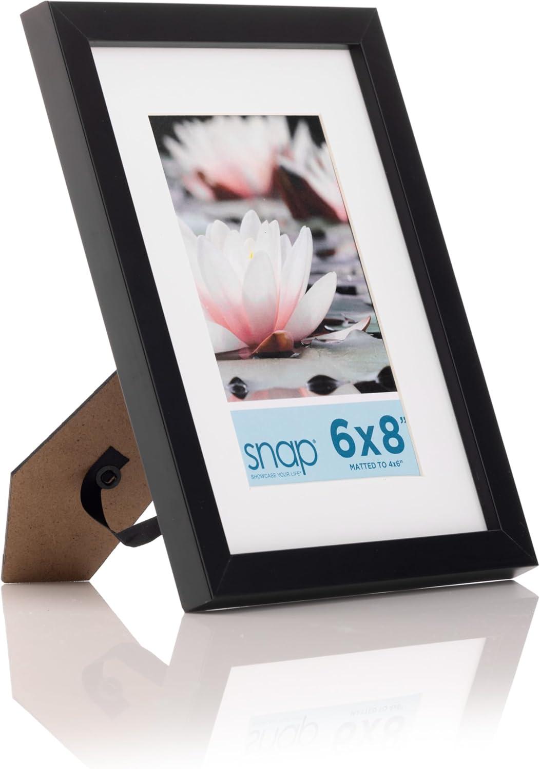 SNAP Wall Picture Frame with Single Mat Picture