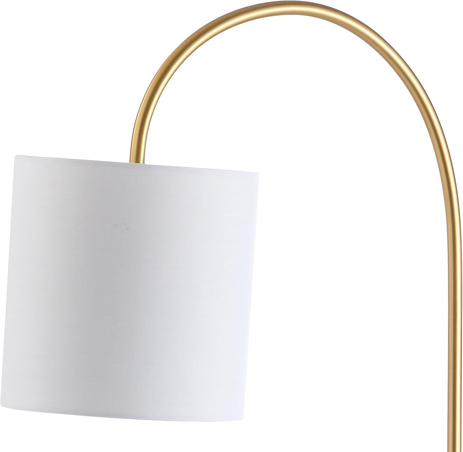 Fisher 25" Marble/Brass LED Table Lamp