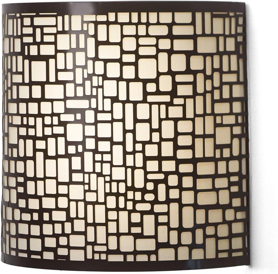 It's Exciting Lighting IEL-2901 London Barrel Wireless Wall Sconce, Amber, Wall, 9.88 in L x 3.90 in W x 9.87 in H
