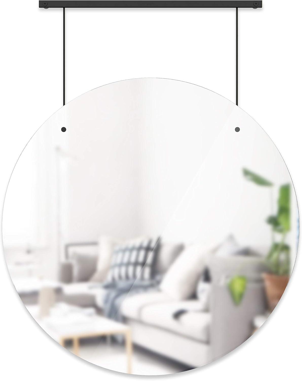 Exhibit 26" Round Frameless Eco-Friendly Wall Mirror