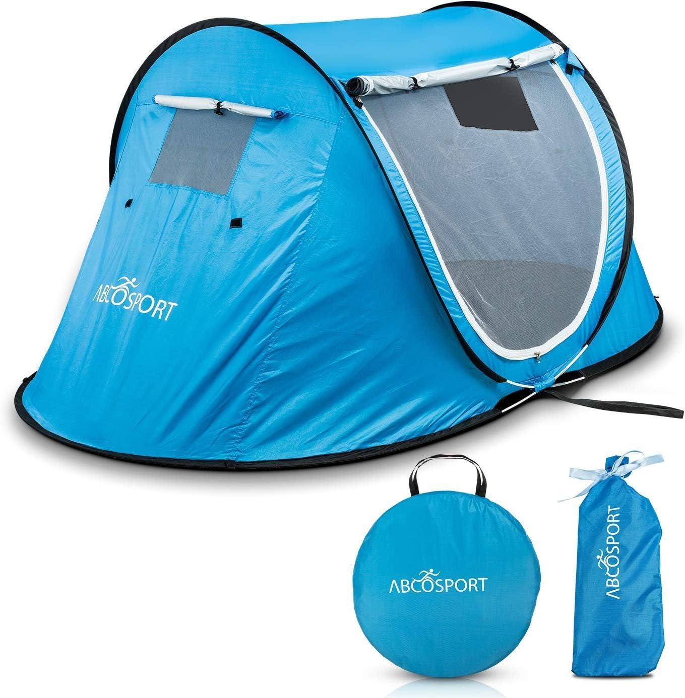EcoSport 88.6" x 47.2" Pop-up Tent and Automatic Instant Portable Cabana Beach, Camping Tent Pop Up Shade Tent | Beach Tent