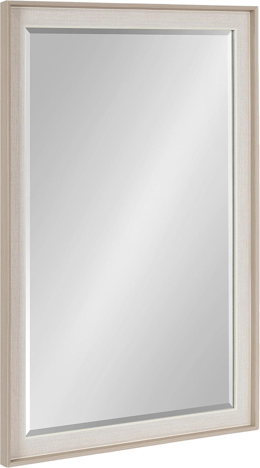 Kobert Rectangle Wall Mirror Natural - Kate & Laurel All Things Decor