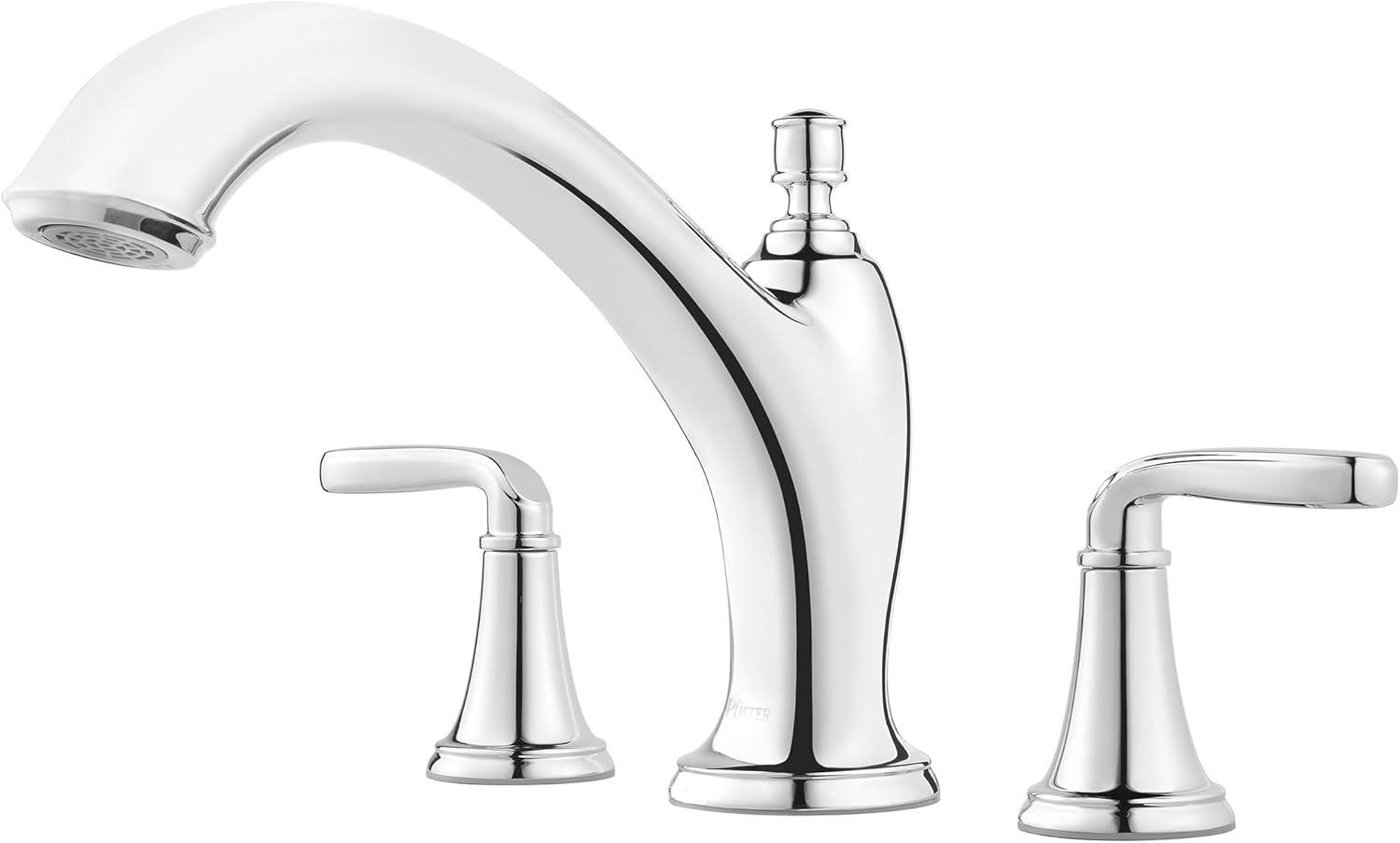 Northcott Double Handle Deck Mounted Roman Tub Faucet