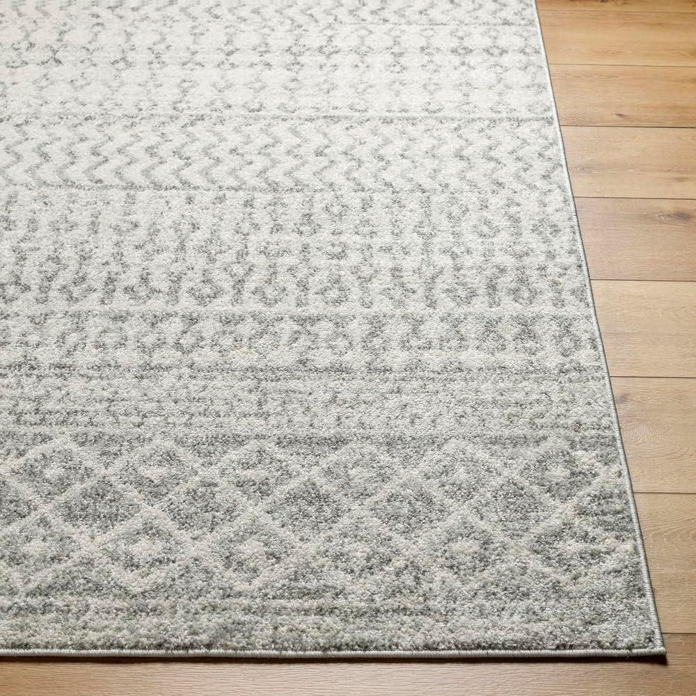 Livabliss Elaziz Boho Moroccan Indoor Area Rug,12' x 15',Gray