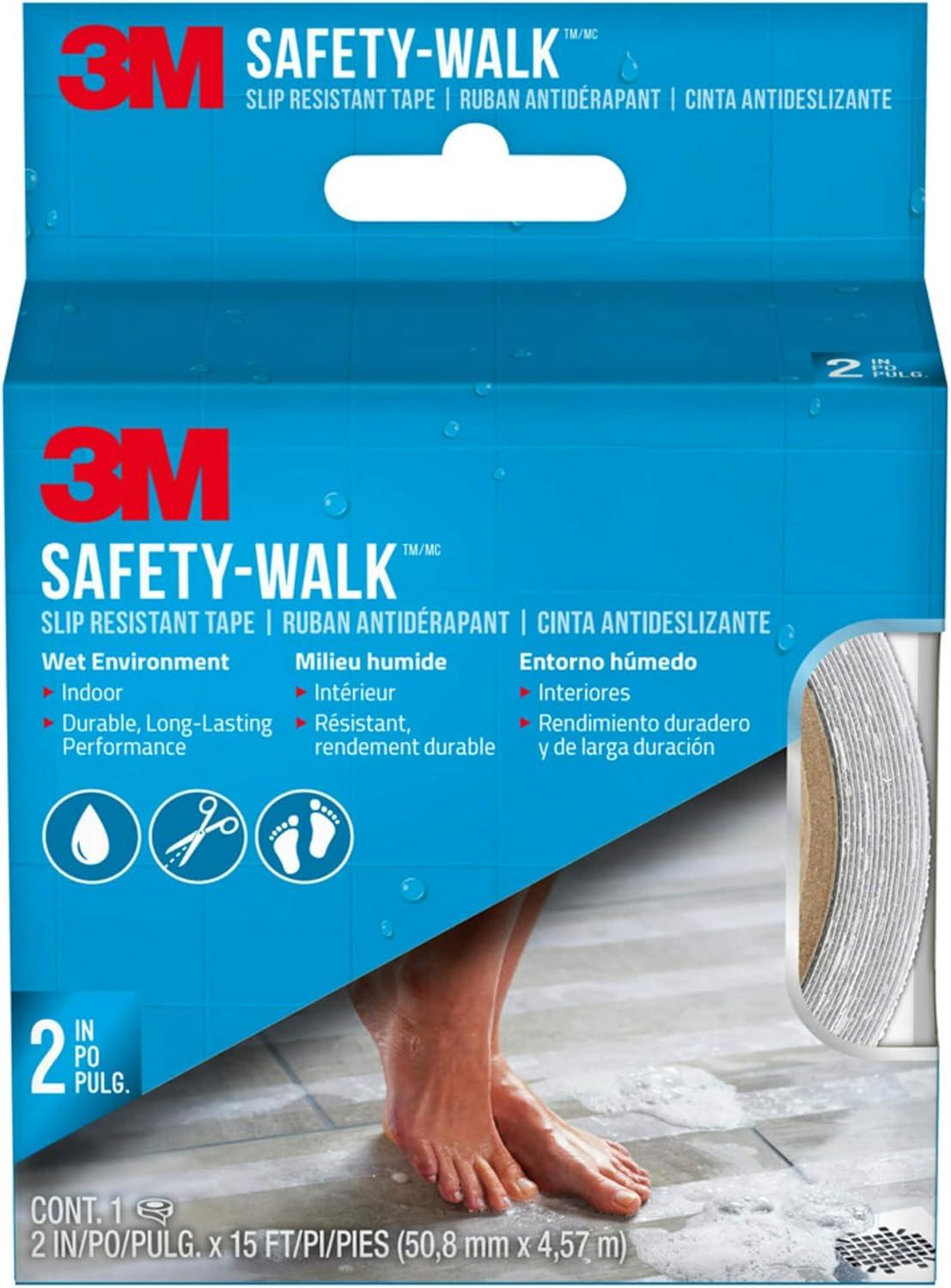 3M Clear Safety-Walk Slip-Resistant Tape for Wet Areas