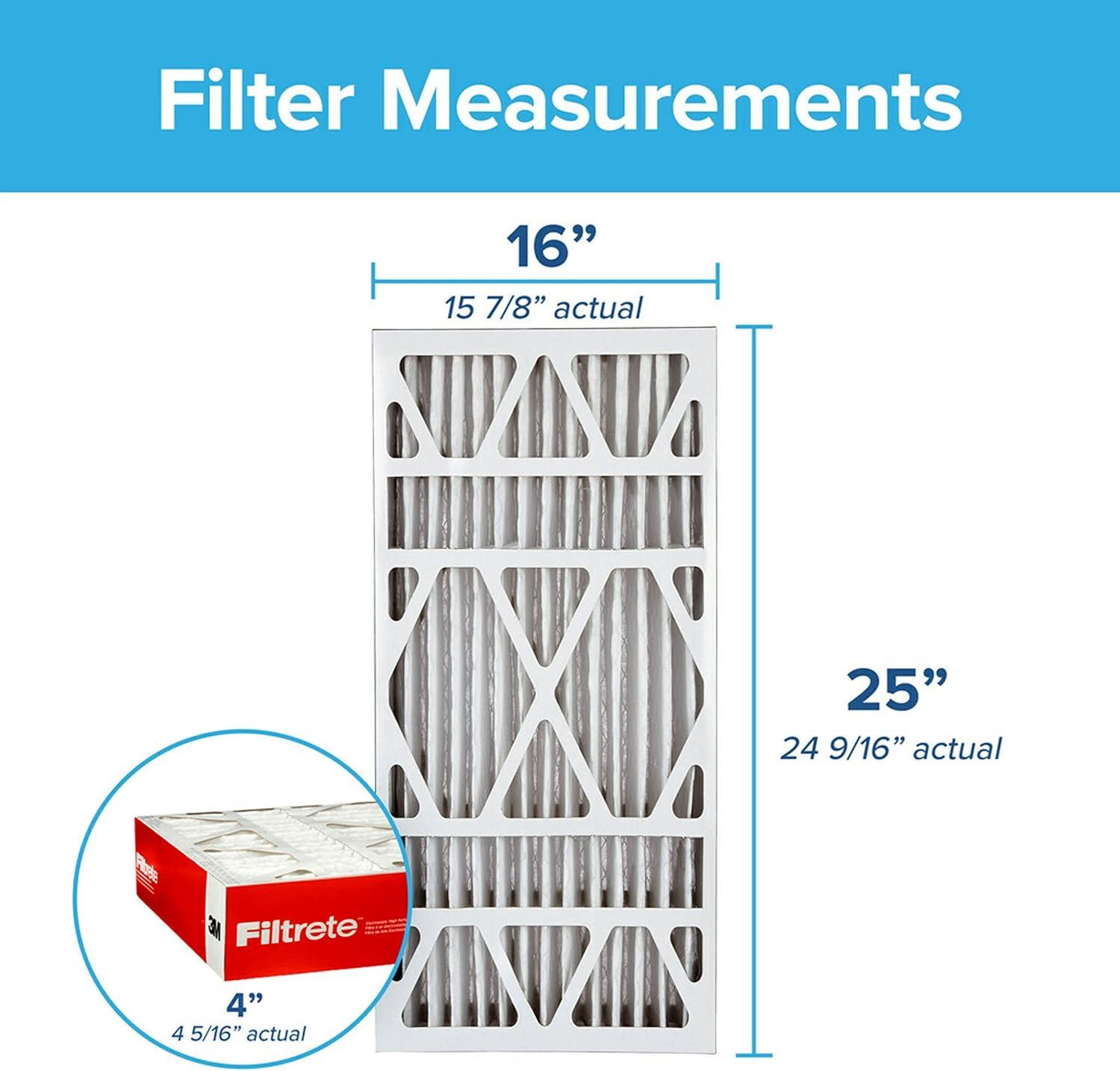 Filtrete 16x25x4 White Allergen Defense Furnace Air Filter