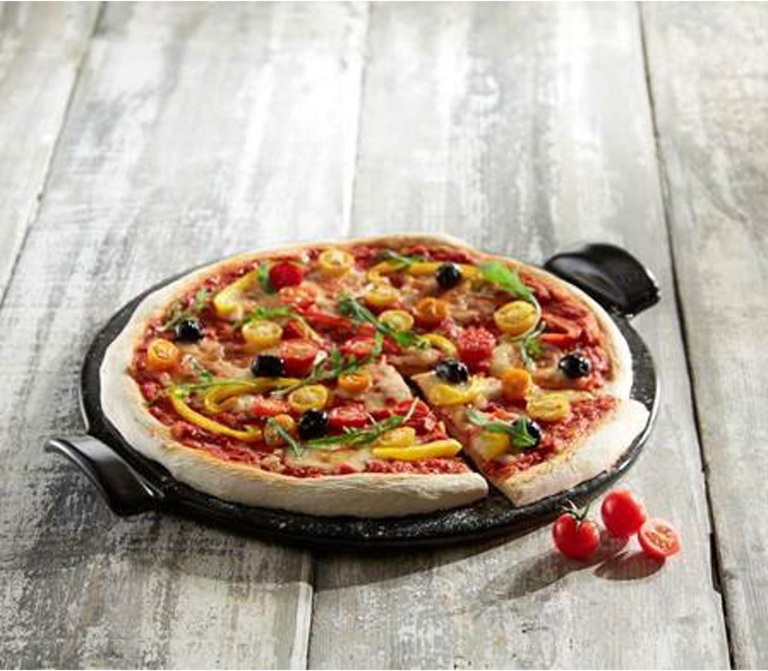 Emile Henry Made in France 14.5-Inch Flame Top Pizza Stone