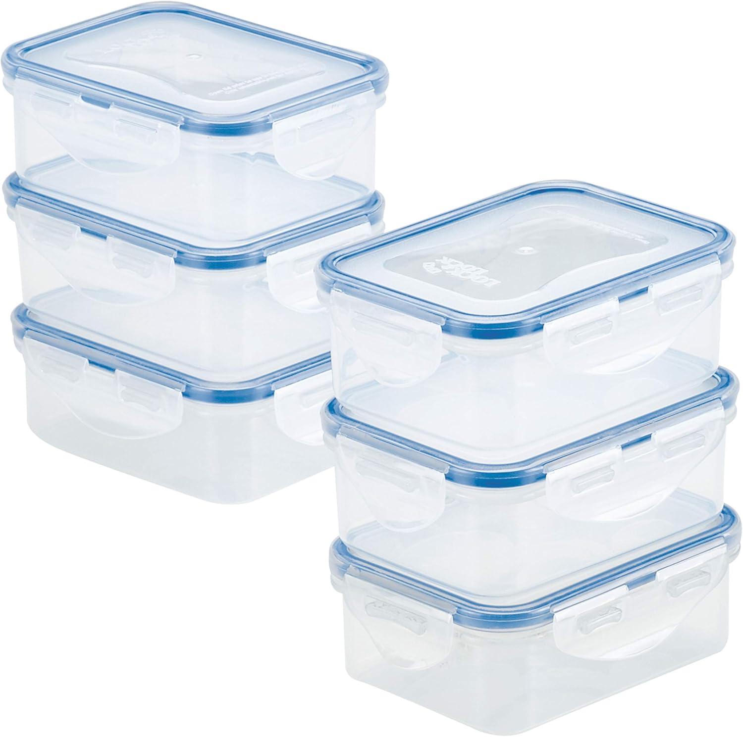 Easy Essentials™ Food Storage - Set of 6 Containers and 6 Lids