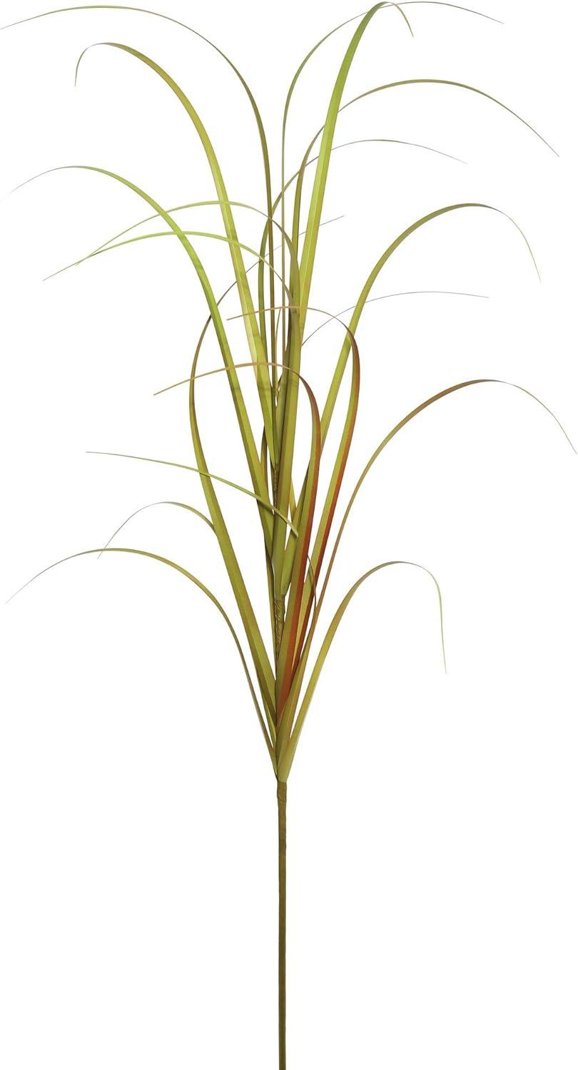 Lifelike Mixed Brown Grass Potted Outdoor Decor with Lights, 50"