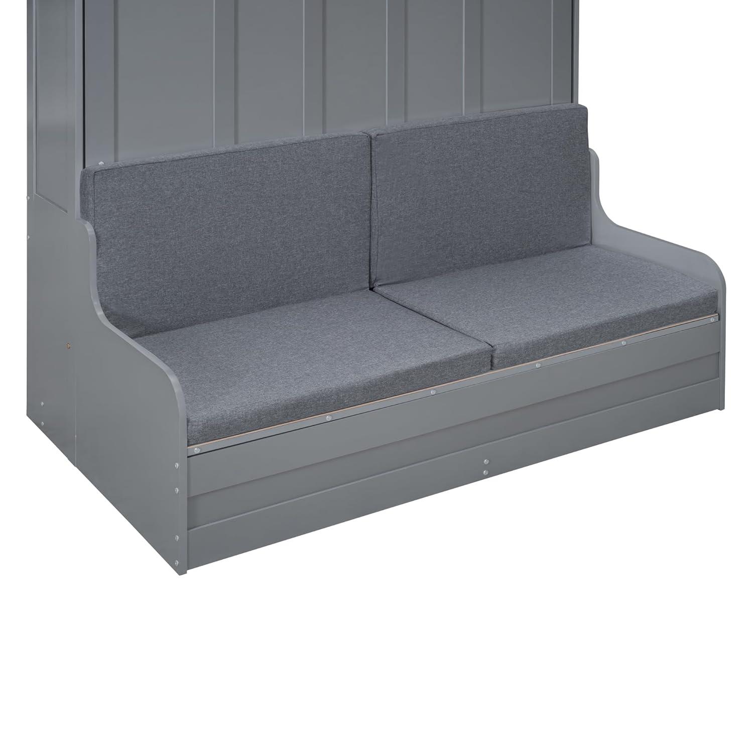 HLILish Queen Size Murphy Bed Wall Bed With Cushion