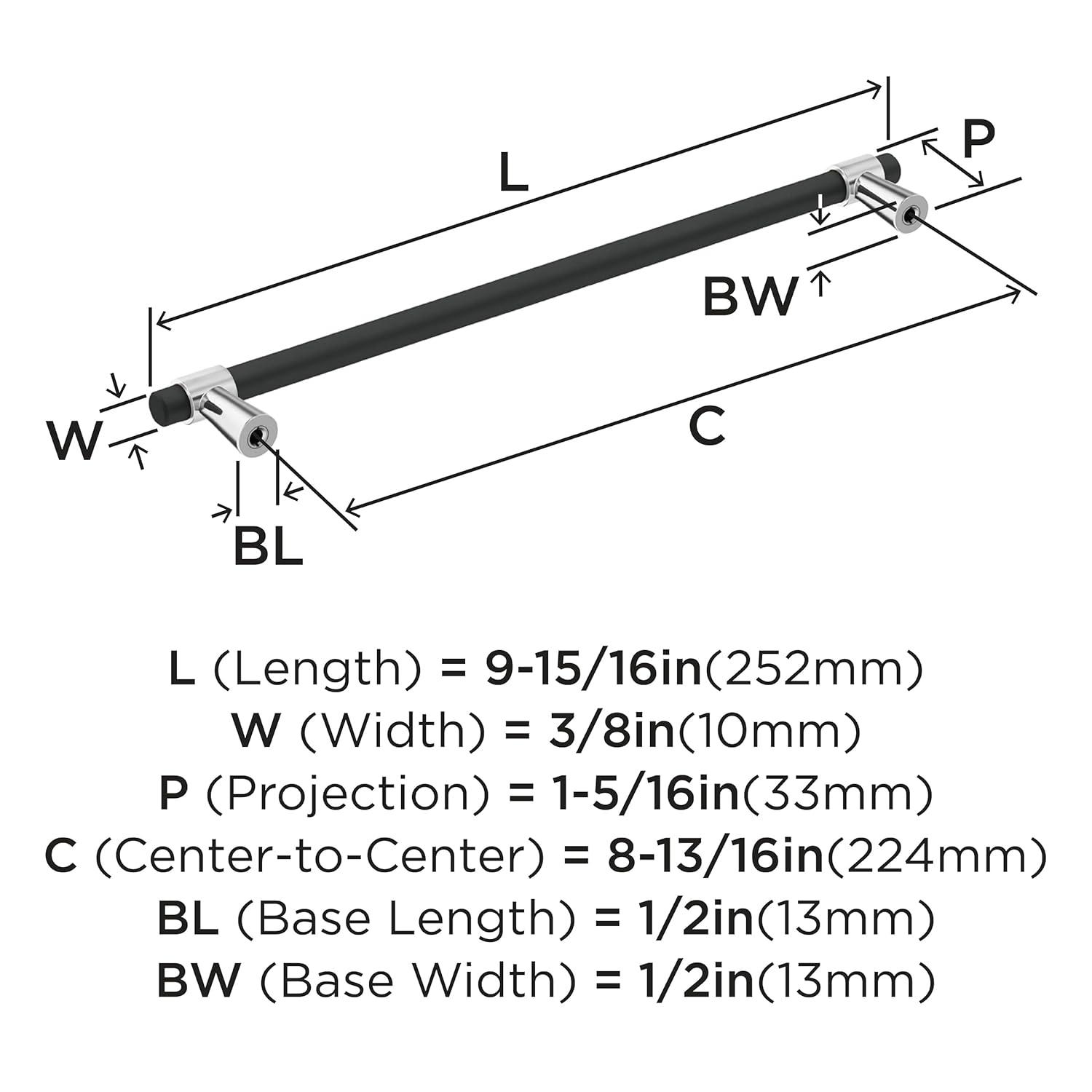 Mergence 8 13/16" Center To Center Bar Pull