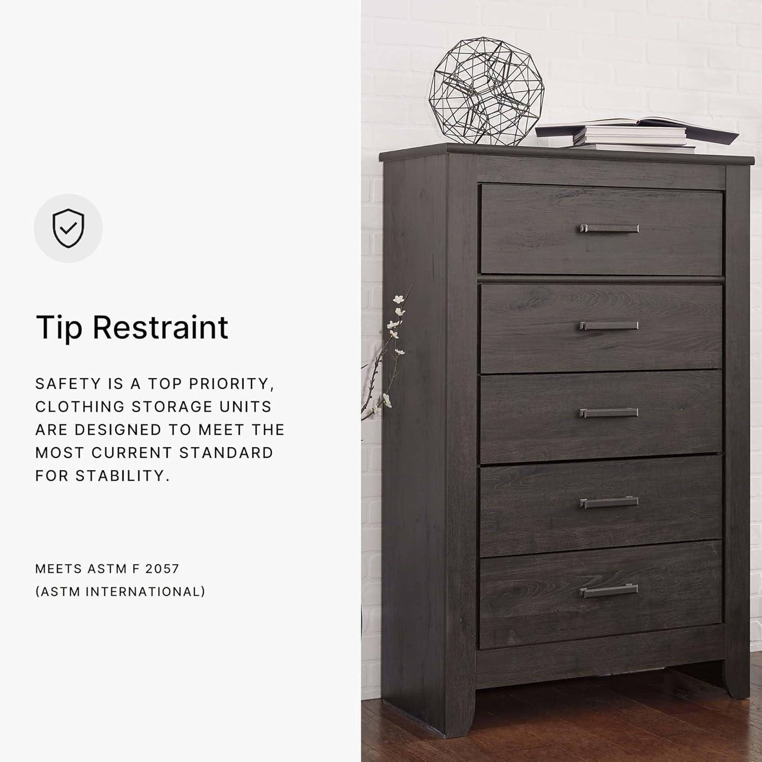 Zelen 5 Drawer 34.25" W Chest