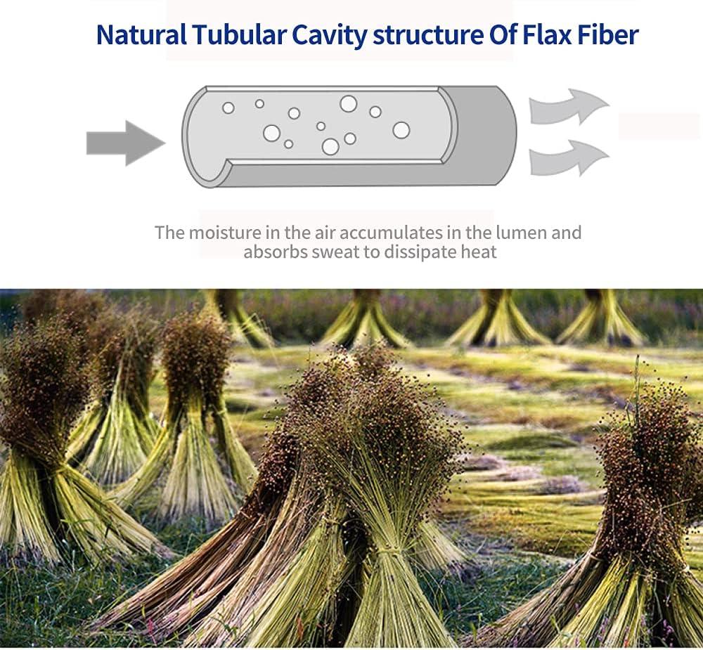 Simple&Opulence 100% French Linen Pillowcase Queen Size-Set of 2- Washed Solid Color Pillow Cases Embroidered -Soft and Durable (Linen, 20''x30'')