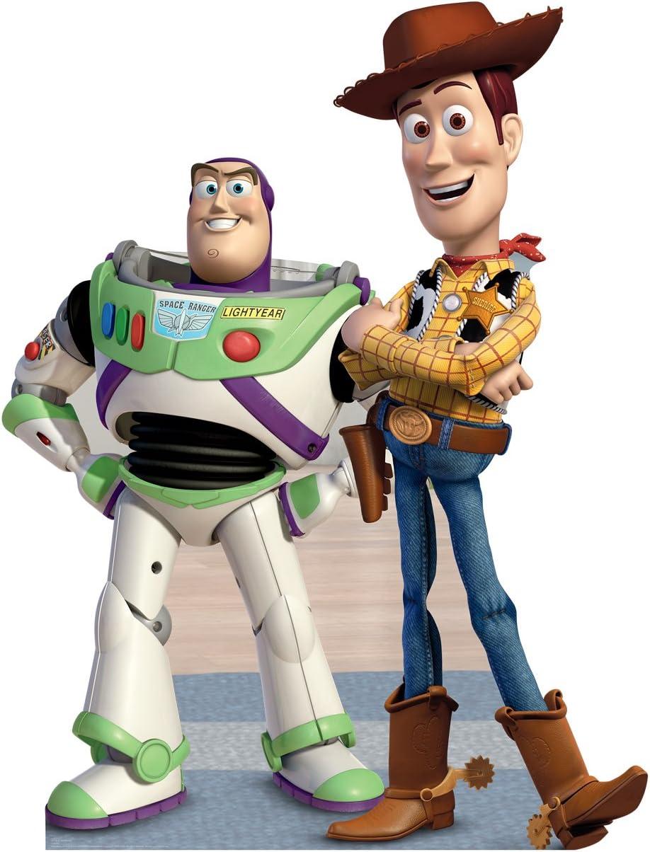 Cardboard People 225 Buzz & Woody Life Size Cardboard Stand-Ups, Buzz & Woody, 2.28 lbs