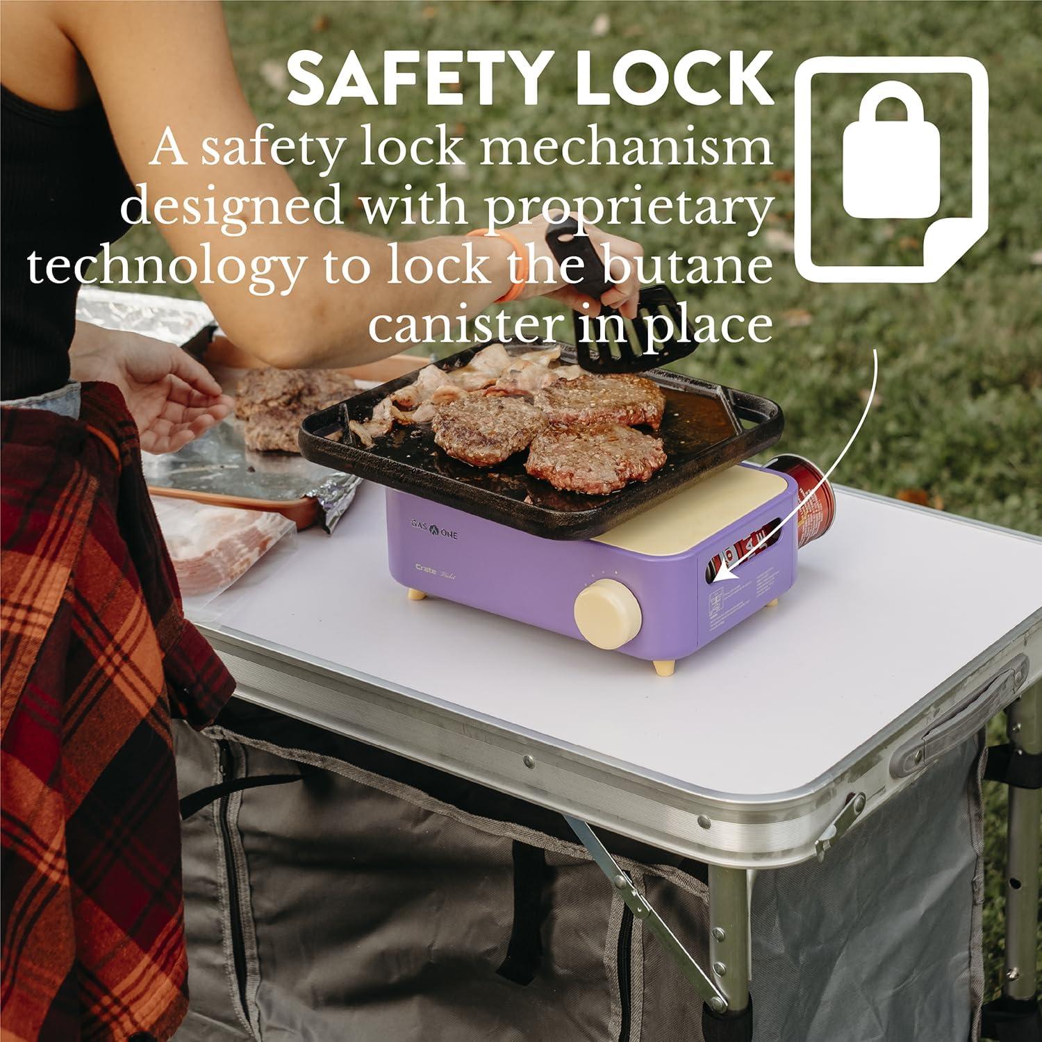 GasOne Crate Series 1 Burner Butane Camping Stove