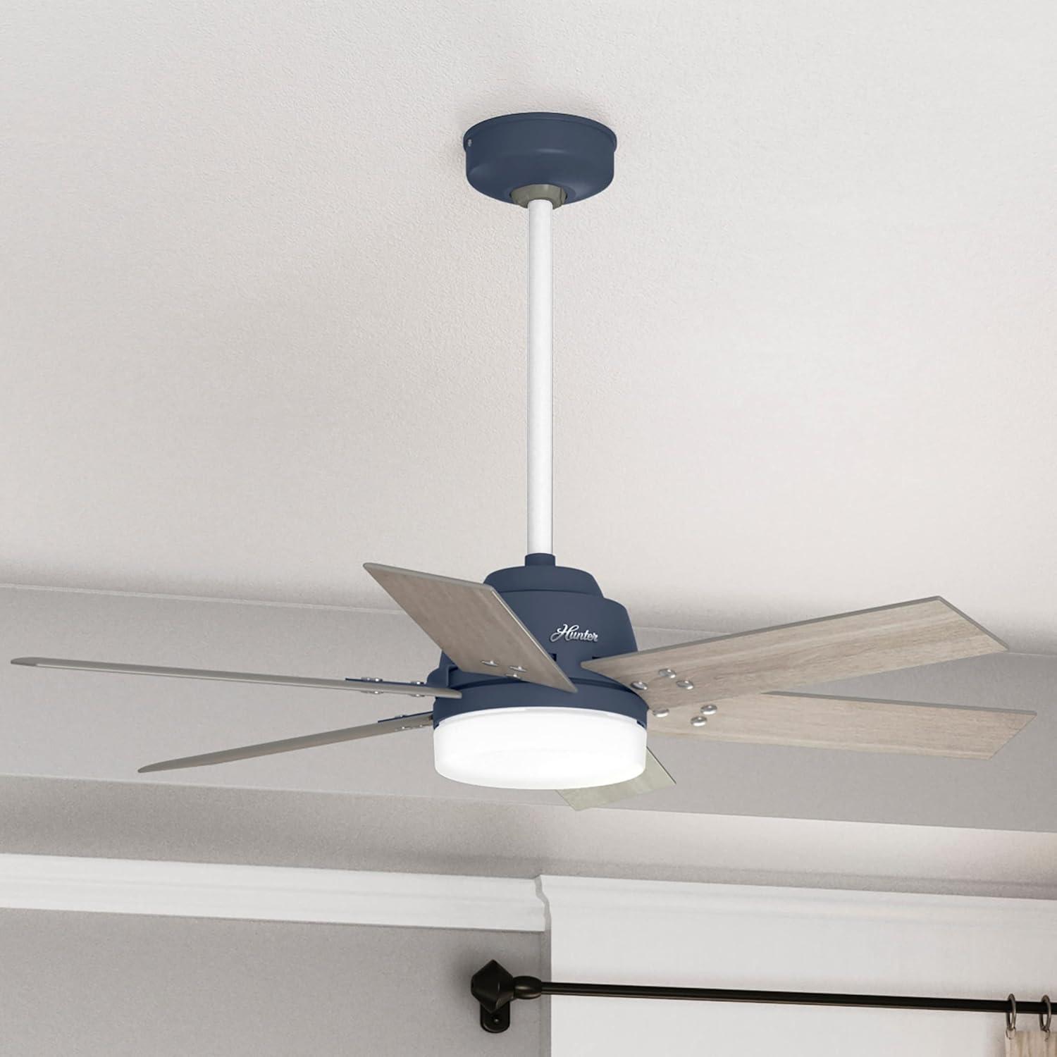 44" Pacer 6 - Blade Ceiling Fan with Lights and Remote