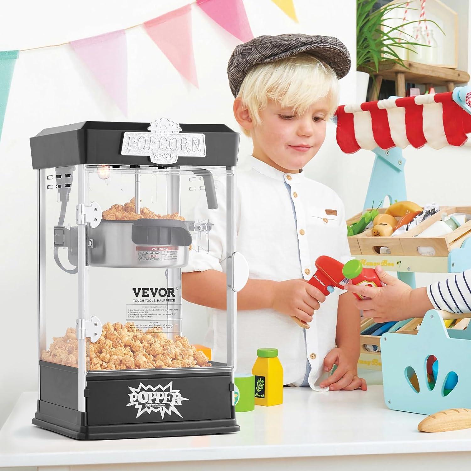 Stellweilan Tessberg Popcorn Popper Machine Tabletop Popcorn Maker 480W 4 Oz | Wayfair