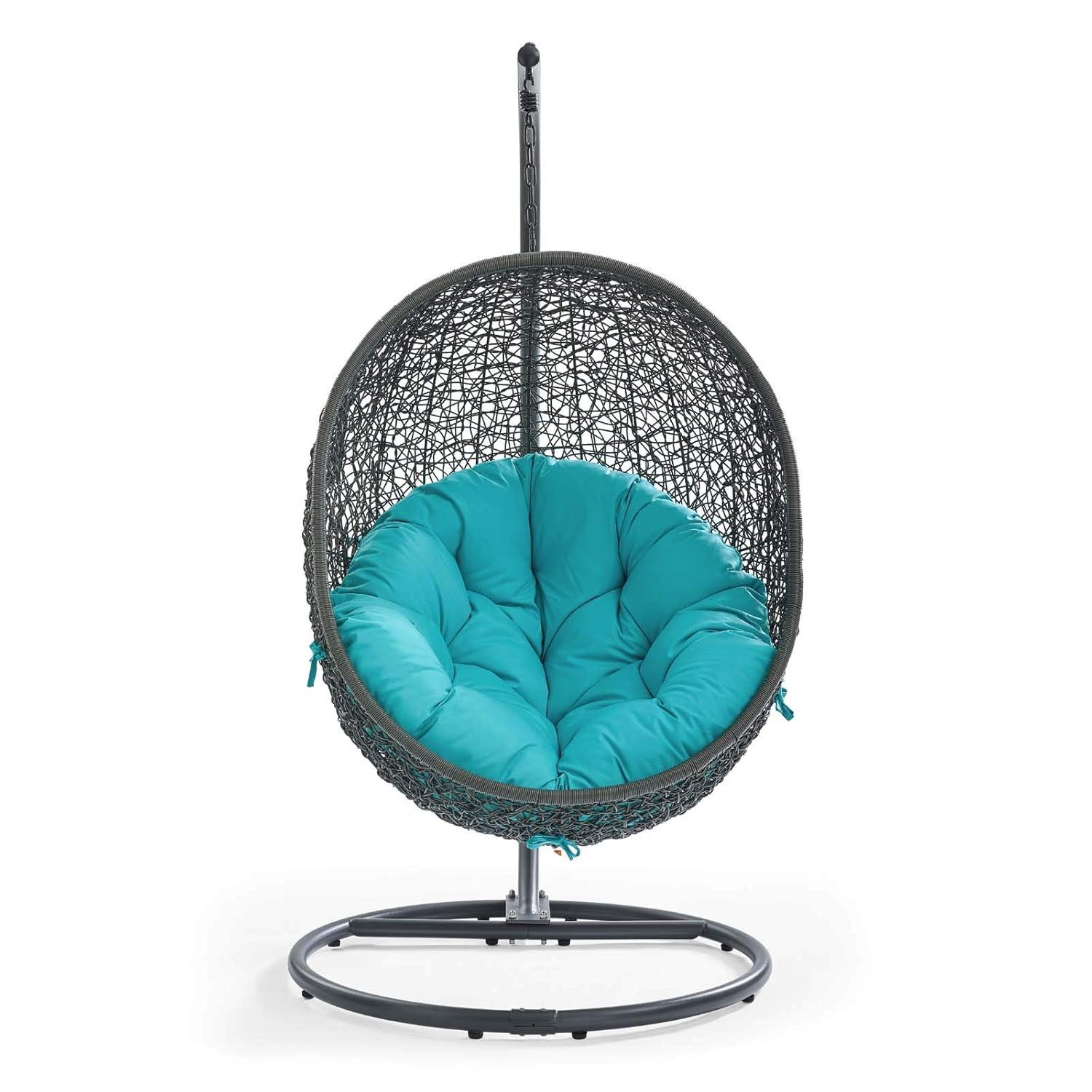Modway Hide Outdoor Patio Swing Chair with Stand | Wayfair