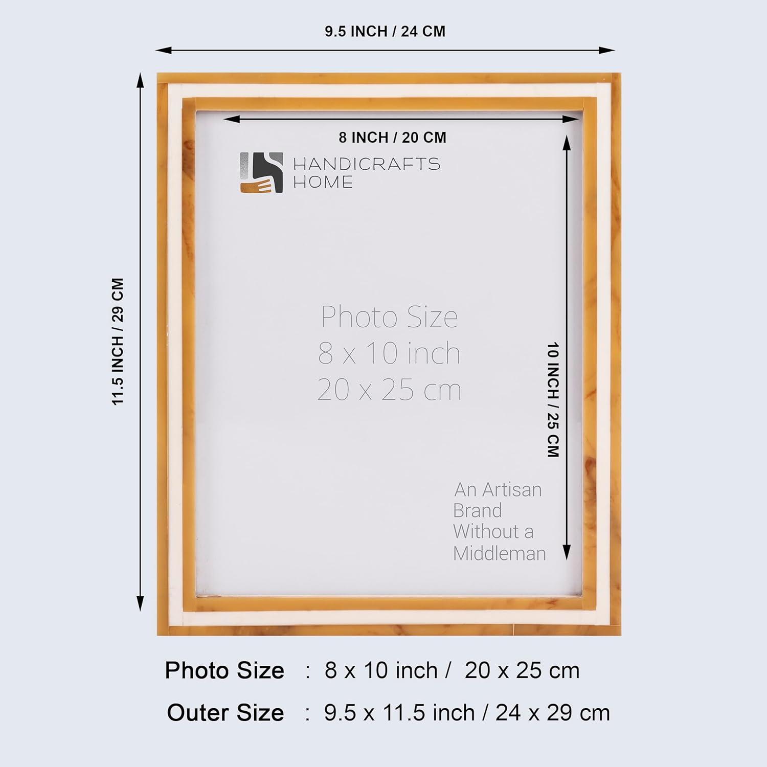 Handicrafts Home 8x10 Avant Amber Collection Photo Frame - Wooden Collage