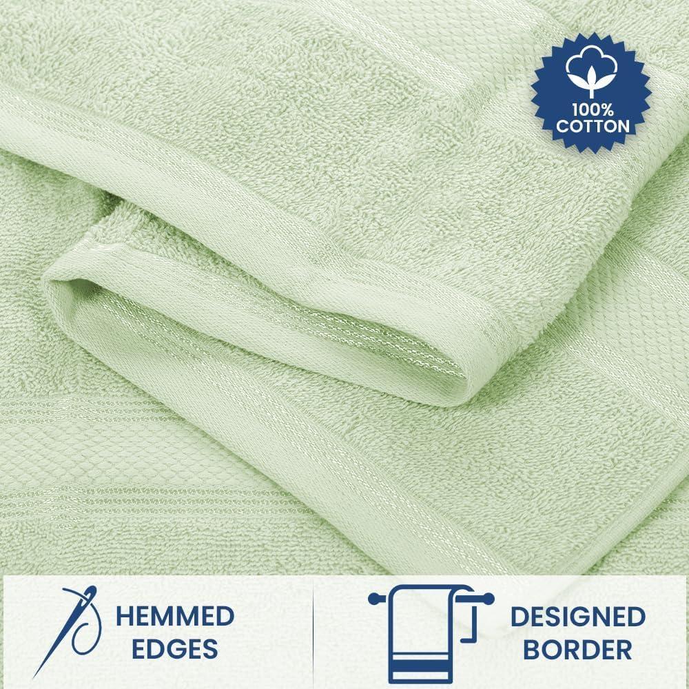 Madison Park Signature 800GSM Ultra-Soft 100% Cotton Absorbent Towel Set