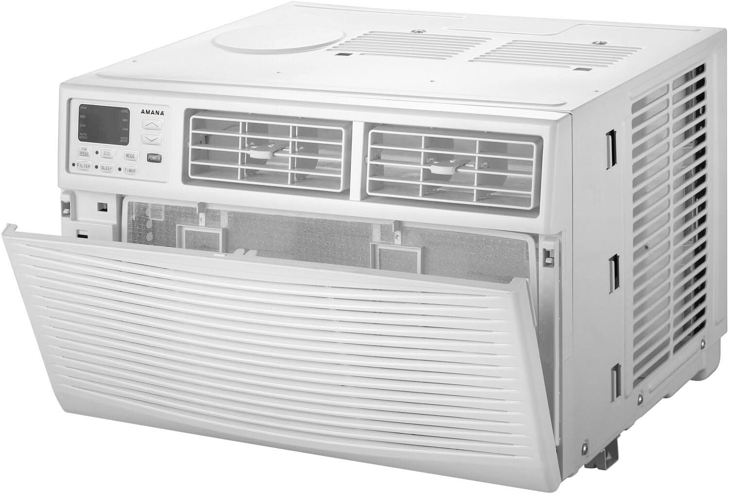 Amana 10,000 BTU Window Air Conditioner, 115V, Cools Rooms up to 450 Sq. Ft., White