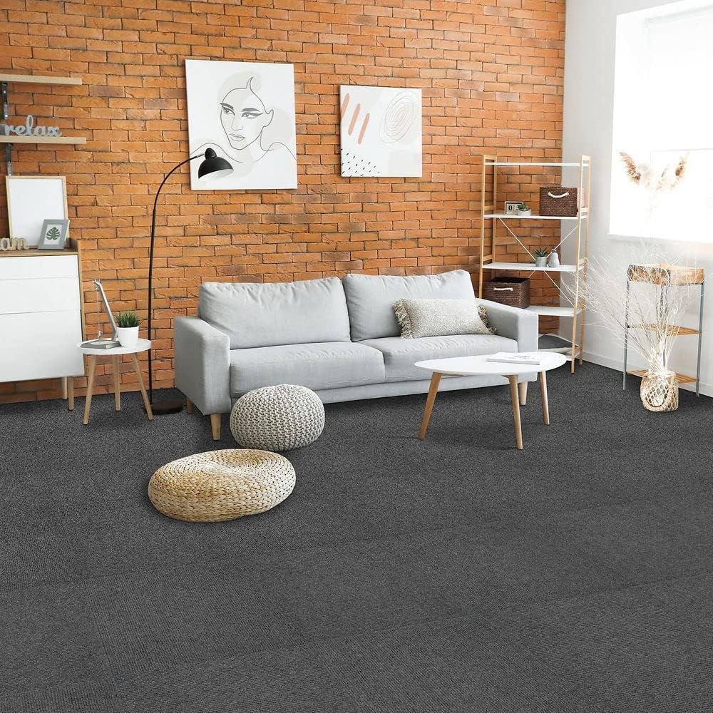 Nexus 19.7'' W x 19.7'' L Level Loop Polyester Carpet Tile