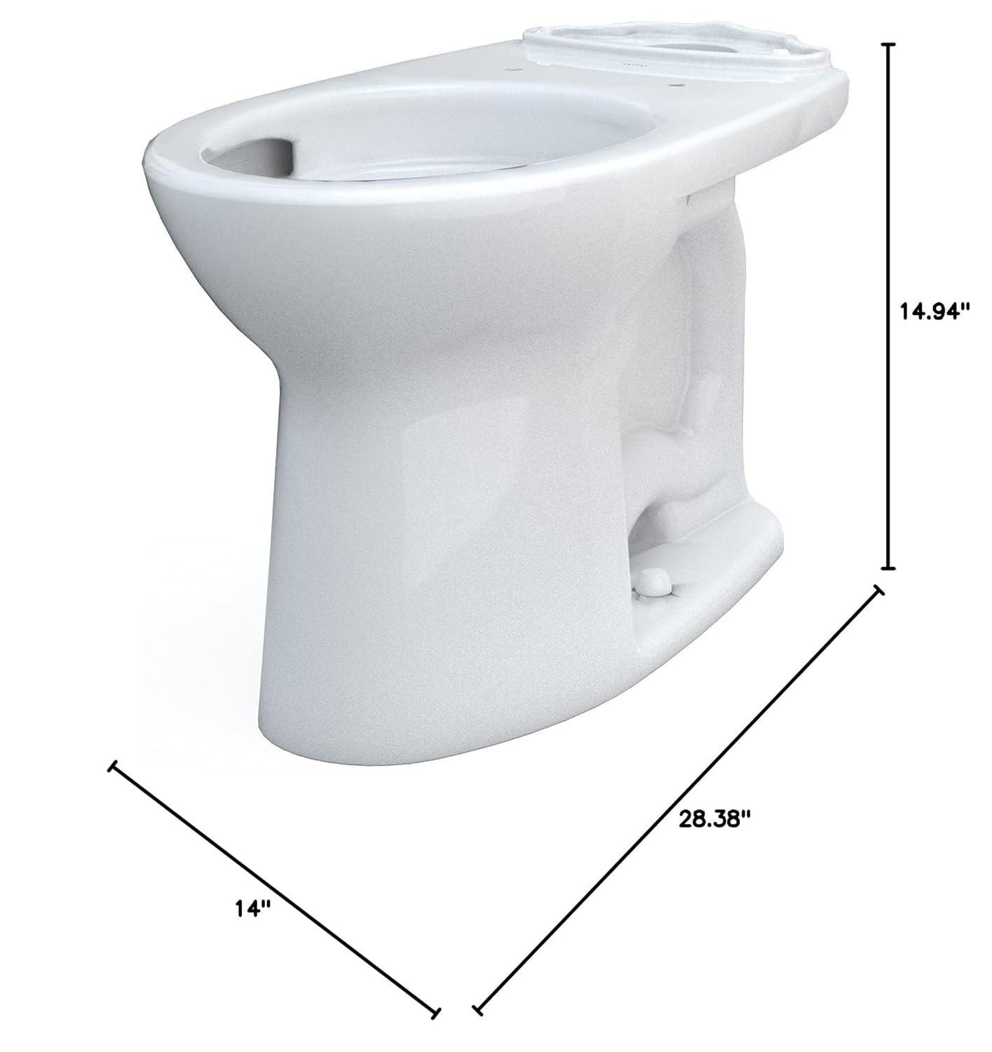 TOTO® Drake® Elongated TORNADO FLUSH® Toilet Bowl with CEFIONTECT®, - C776CEG#03