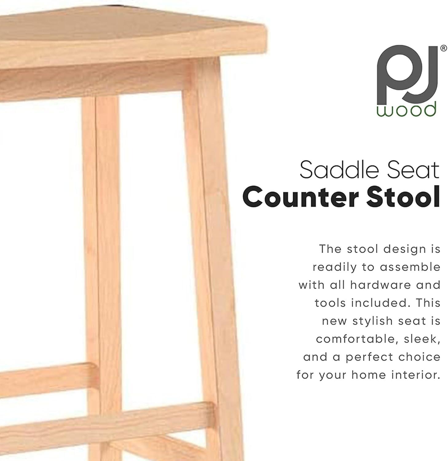 Solid Wood Accent Stool