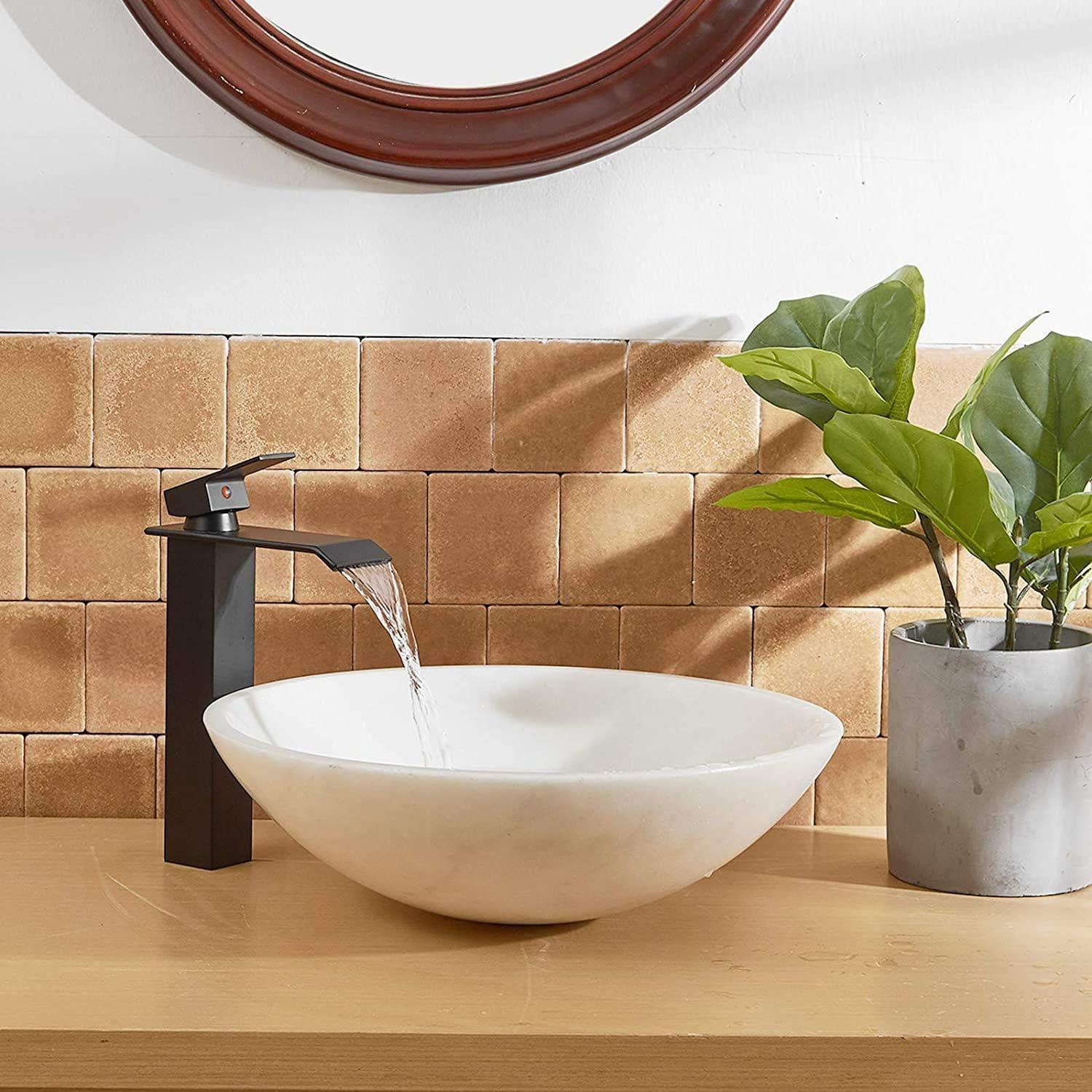 Vessel Sink Faucet Single-handle Bathroom Faucet with Drain Assembly