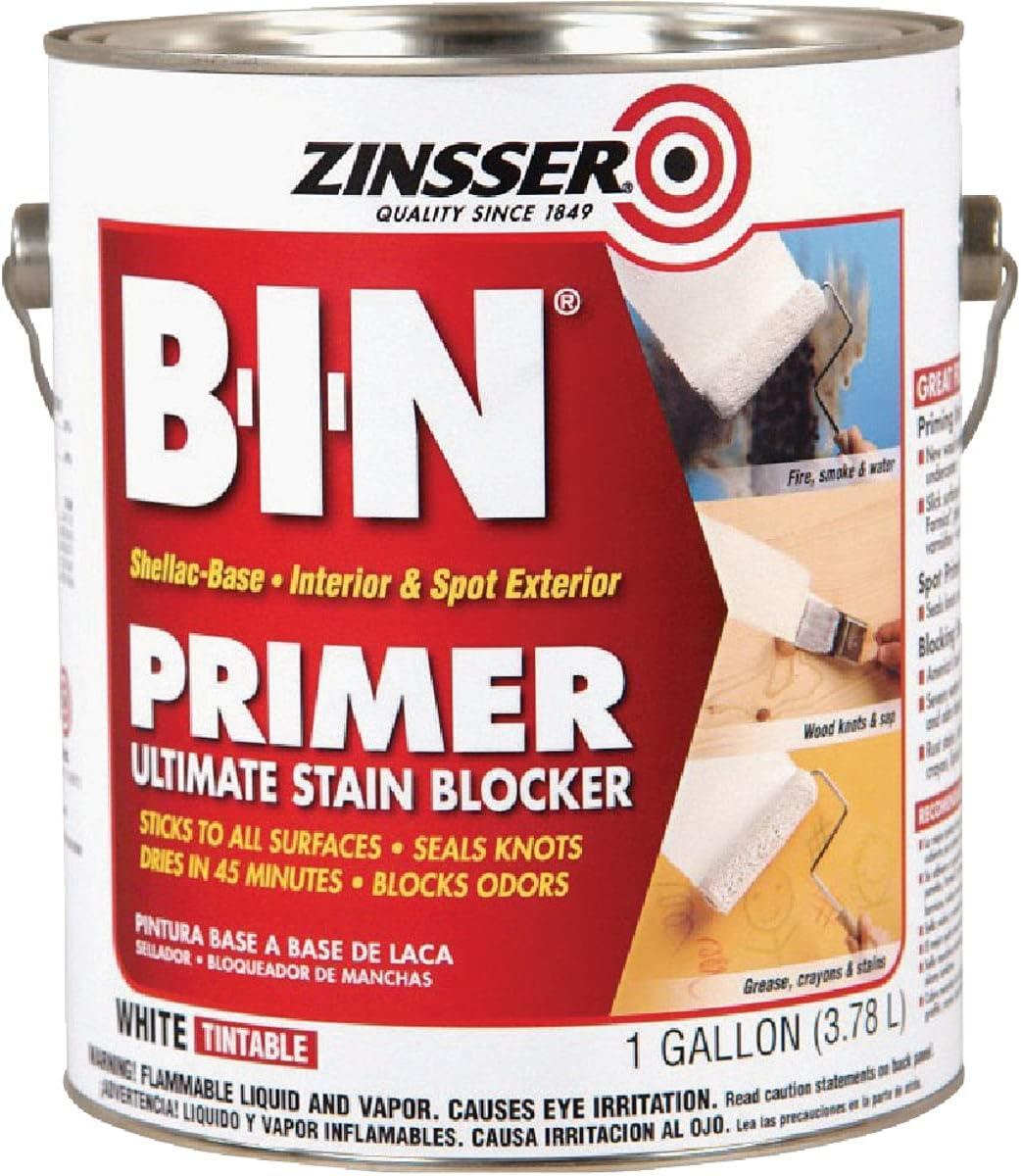 Zinsser B-I-N White Shellac-Based Primer and Sealer 1 Gallon