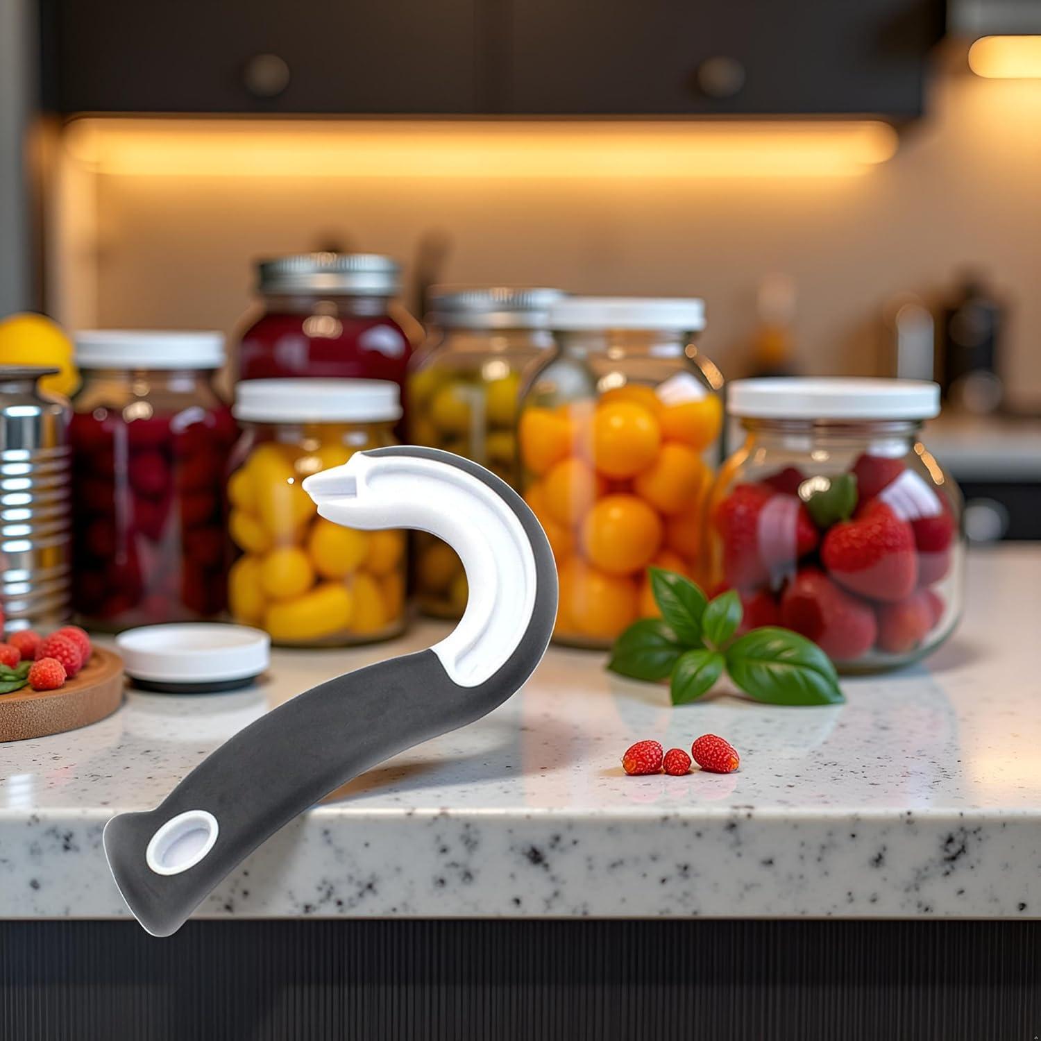 Jokari Easy Open Ring Pull Can Opener to Easily Open Canned Good Pry Tabs