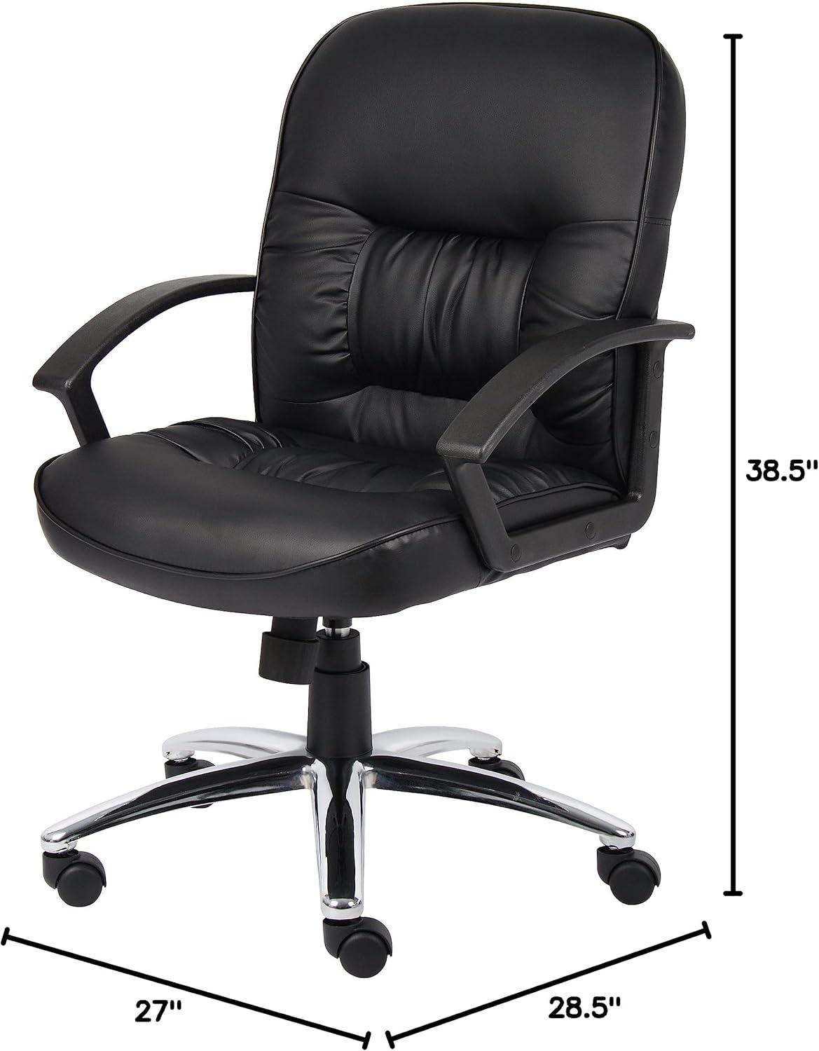 Boss Office Products Ergonomic Vinyl Executive Chair